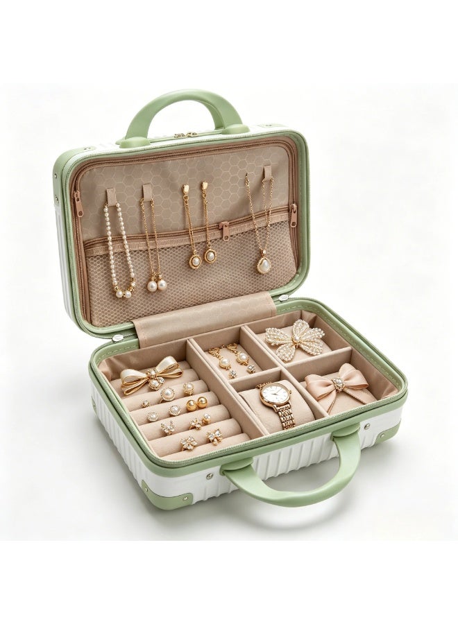 NIBEMINENT صندوق هدايا بغطاء صلب مقاس 14 بوصة، علبة هدايا فاخرة قابلة لإعادة الاستخدام مع مقبض، صندوق تعبئة أنيق لعيد الفطر، حفلات الزفاف، أعياد الميلاد، مستحضرات التجميل، المجوهرات والعطور، تعبئة هدايا على طراز حقيبة صغيرة - Image 2