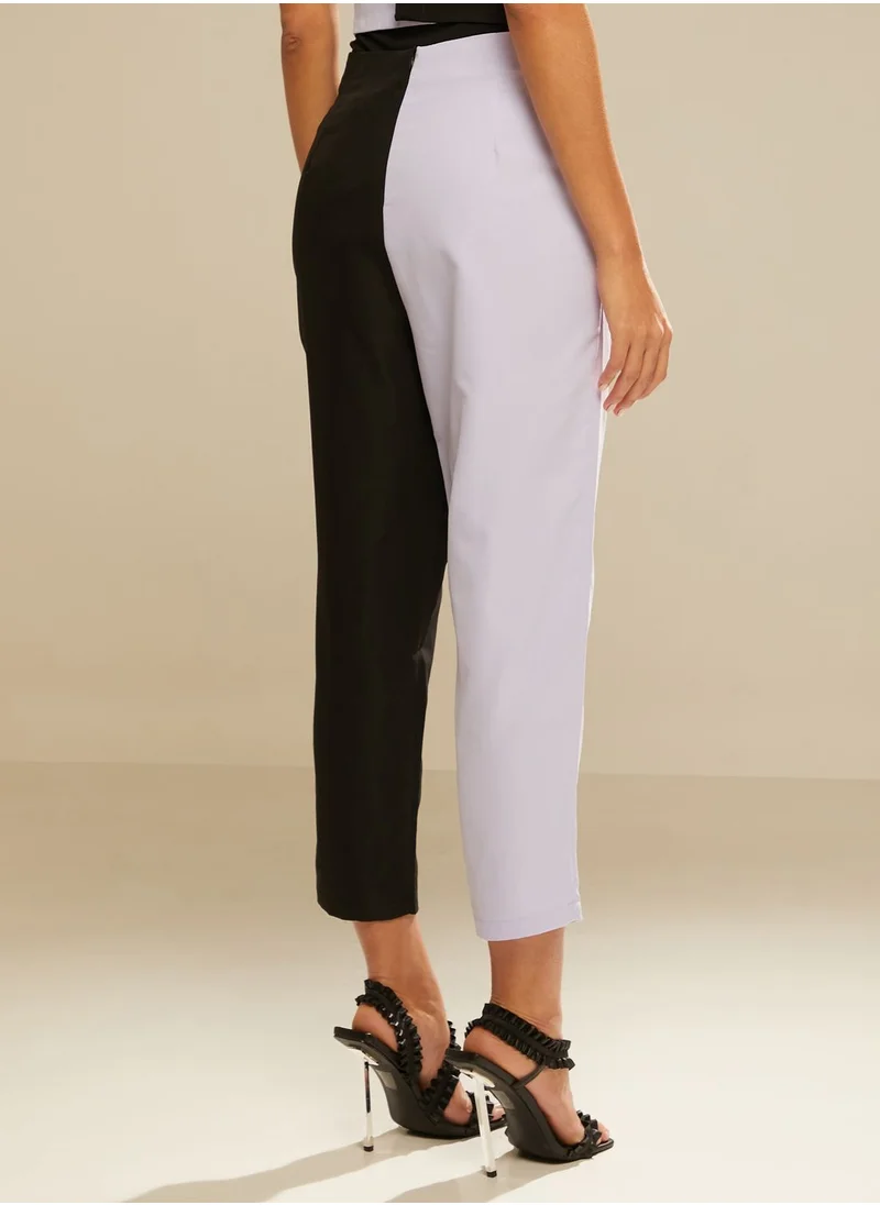 11:11 11:11 Colourblock Side Cutout Pants