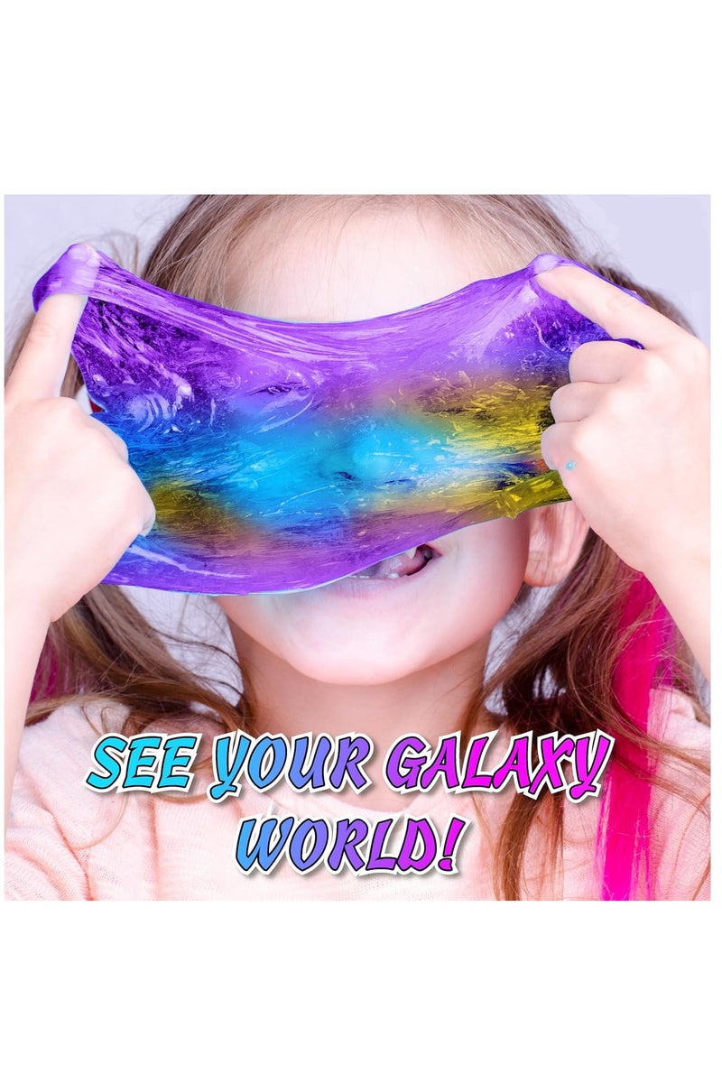DIY Slime Kit for Kids,Fluffy Slime Making Kit Toys for Girls -Non-Sticky & Scented to Craft Butter Slime - Image 3