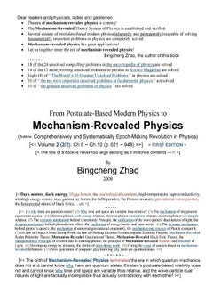 From Postulate-Based Modern Physics to Mechanism-Revealed Physics, Vol.2 (2/2) 