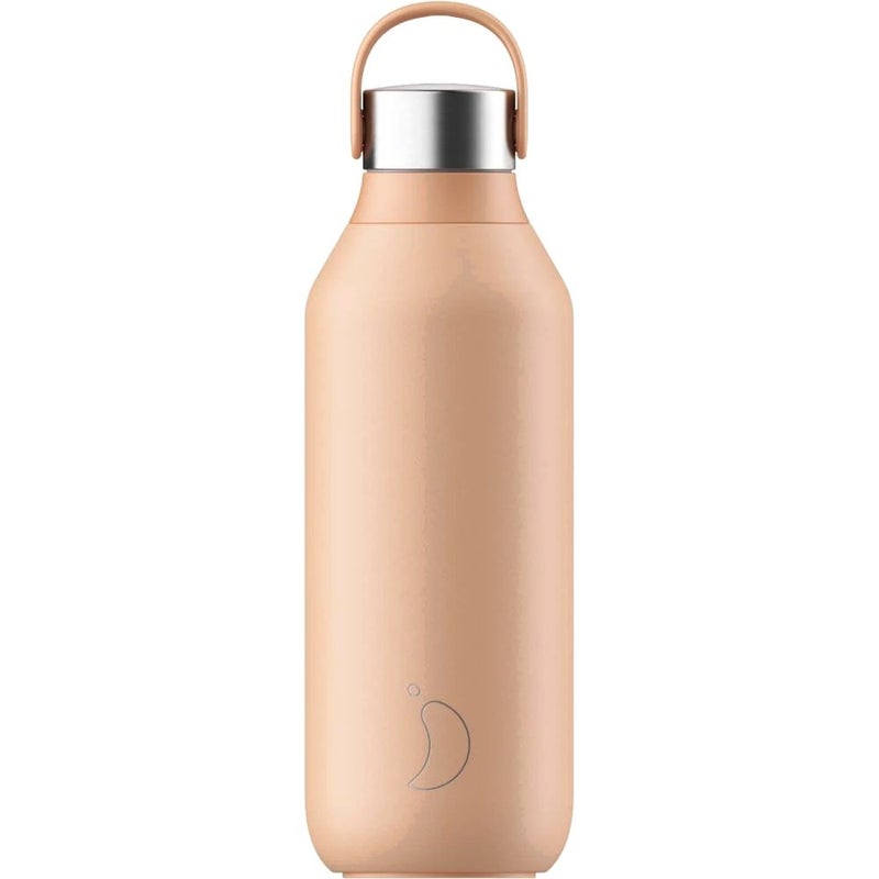 Chilly's | Water Bottle | Series 2 | 500ml | Peach Orange - Image 1