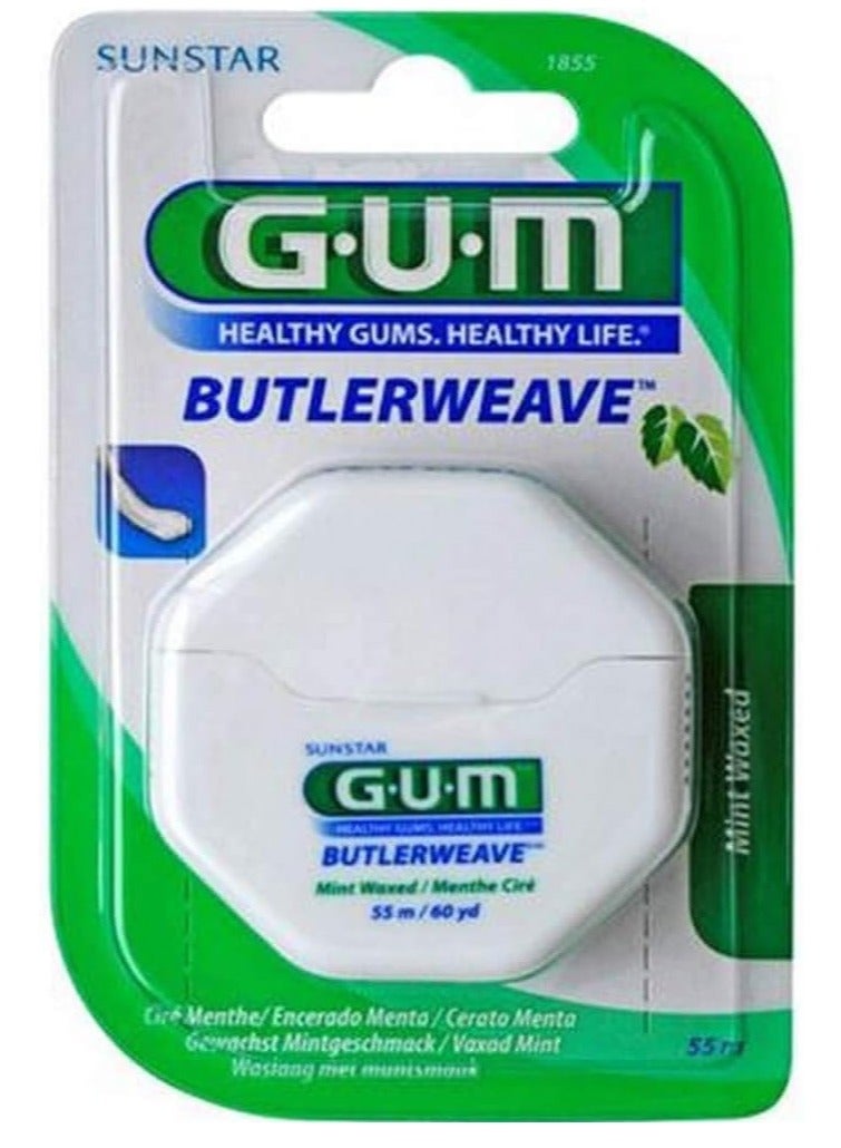 جم خيط تنظيف الأسنان بالنعناع الشمعي 55 متر - خيط فموي لتبييض الأسنان والحفاظ على صحة اللثة  #1855خيط تنظيف الأسنان الشمعي من جوم بنكهة النعناع 55 متر – الحل الأمثل لتنظيف بين الأسنان وحماية اللثة من البكتيريا والتسوس خيط تنظيف الأسنان الشمعي تنظيف بين الأسنان حماية اللثة حماية الأسنان نكهة النعناع خيط جوم تسوس الأسنان حماية من البكتيريا تنظيف الأسنان الشامل تنظيف اللثة ابتسامة صحية تنظيف فعال صحة الأسنان - Image 1