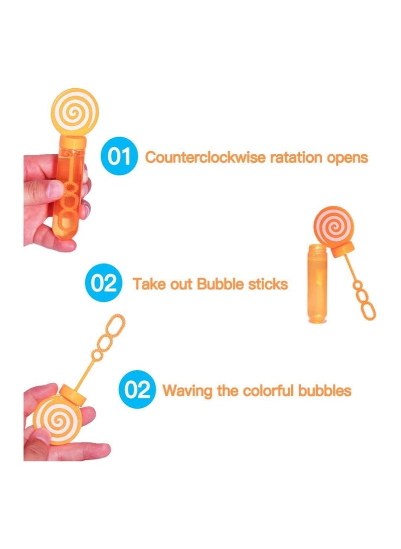 SNAPTRON - SNAPTRON Bubbles Party Favors For Kids Birthday- 24Pcs Bubble Wand Toys Boys Girls| Kids Party Favors Mini Toys|Return Gifts For Kids|Birthday Giveaways For Kids|Party Favours|Kids Birthday Return gifts Bubble - Image 1