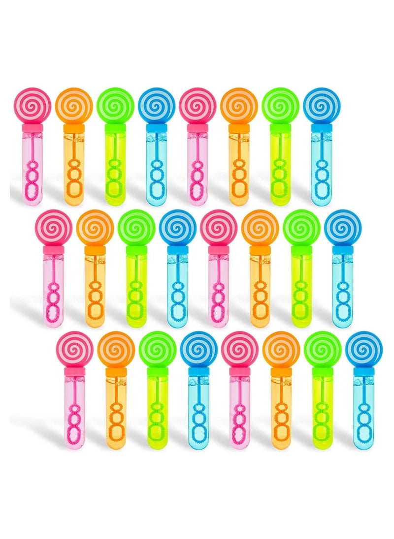 SNAPTRON - SNAPTRON Bubbles Party Favors For Kids Birthday- 24Pcs Bubble Wand Toys Boys Girls| Kids Party Favors Mini Toys|Return Gifts For Kids|Birthday Giveaways For Kids|Party Favours|Kids Birthday Return gifts Bubble - Image 1
