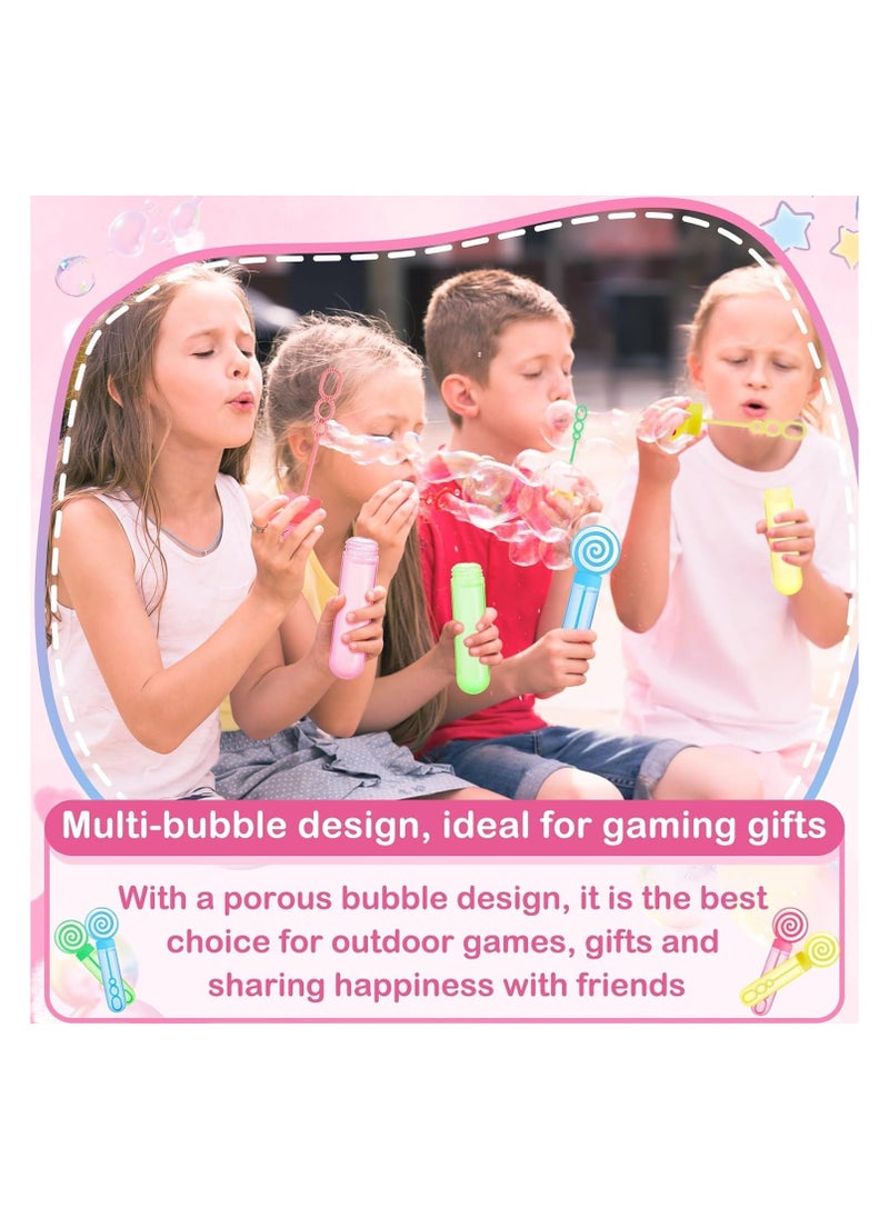 SNAPTRON - SNAPTRON Bubbles Party Favors For Kids Birthday- 24Pcs Bubble Wand Toys Boys Girls| Kids Party Favors Mini Toys|Return Gifts For Kids|Birthday Giveaways For Kids|Party Favours|Kids Birthday Return gifts Bubble - Image 1