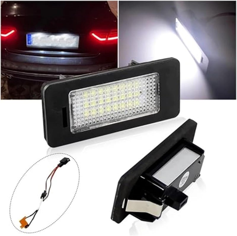 Wivplex 2pcs White Car License Plate Lights - Image 5