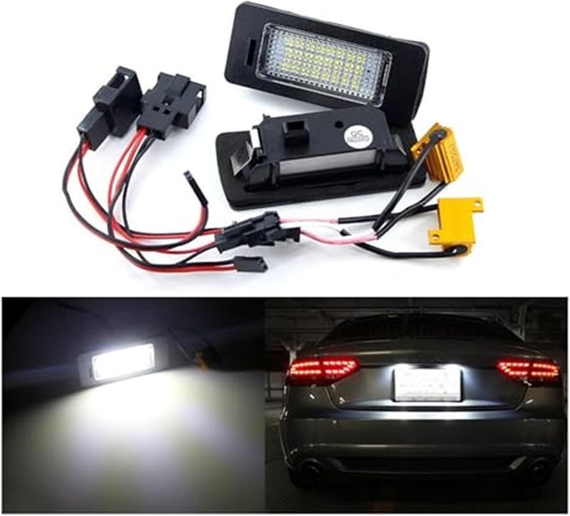 Wivplex 2pcs White Car License Plate Lights - Image 3