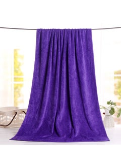 Generic Luxury Microfiber Bath Towel 180x80 Thick Purple 