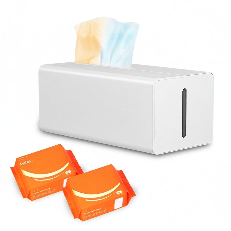 Smart Tissue Humidifier 300ml Sealed Water Tank One-Click Heating for Warm Mist - Built-in Sanitizing Mode 5200mAh Lithium Battery with Type-C Charging for Baby Care Home Office Kitchen - Image 1