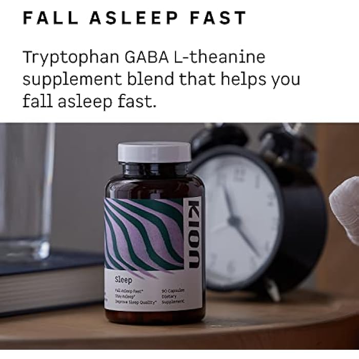 Kion Sleep | Fall Asleep Fast, Stay Asleep & Improve Sleep Quality | Amino Acid Powered Sleep Support | 30 Servings - Image 3