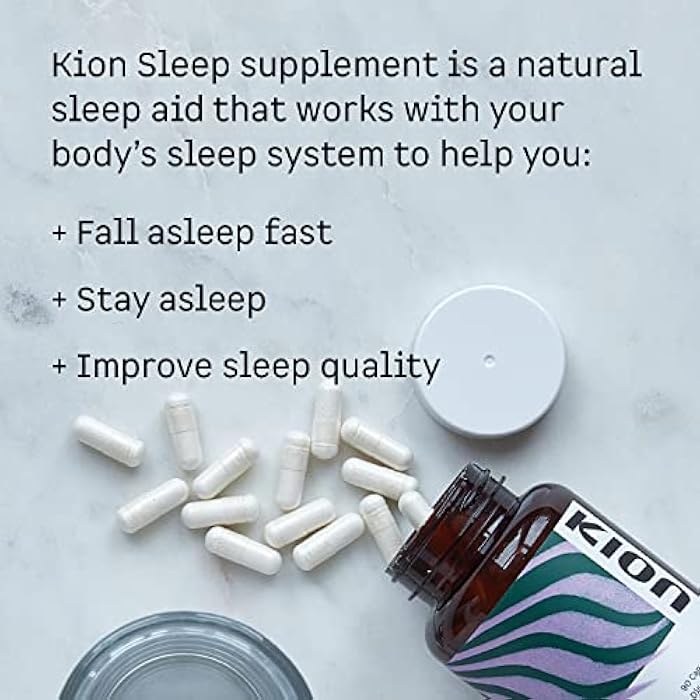 Kion Sleep | Fall Asleep Fast, Stay Asleep & Improve Sleep Quality | Amino Acid Powered Sleep Support | 30 Servings - Image 2