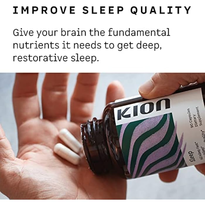 Kion Sleep | Fall Asleep Fast, Stay Asleep & Improve Sleep Quality | Amino Acid Powered Sleep Support | 30 Servings - Image 5
