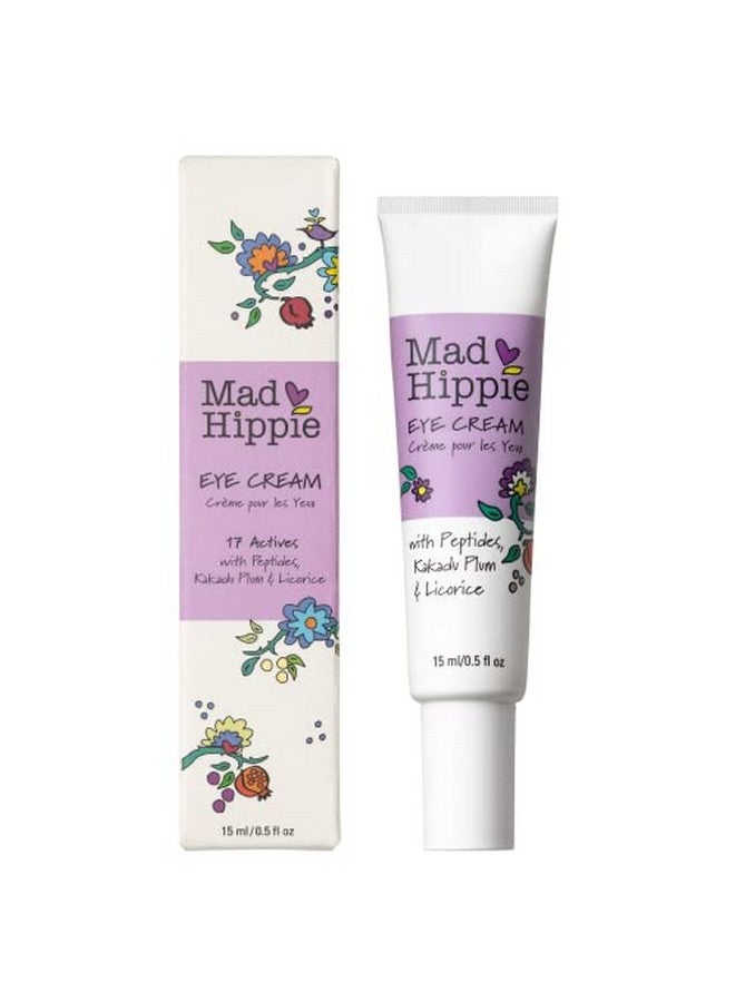 Mad Hippie كريم العين المضاد للشيخوخة من أد هيبي لكريم تحت العين للهالات السوداء والانتفاخ مع النياسيناميد وفيتامين سي المضيء للبشرة 0.5 أونصة - Image 1