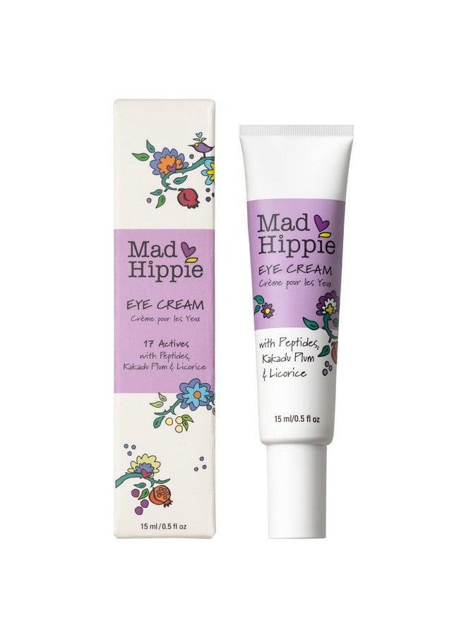 Mad Hippie كريم العين المضاد للشيخوخة من أد هيبي لكريم تحت العين للهالات السوداء والانتفاخ مع النياسيناميد وفيتامين سي المضيء للبشرة 0.5 أونصة - Image 2