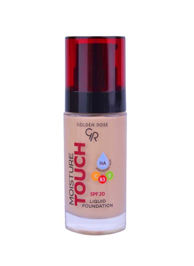 Golden Rose - GR MOISTURE TOUCH LIQUID FOUNDATION SPF 20 NO: 102 - Image 1