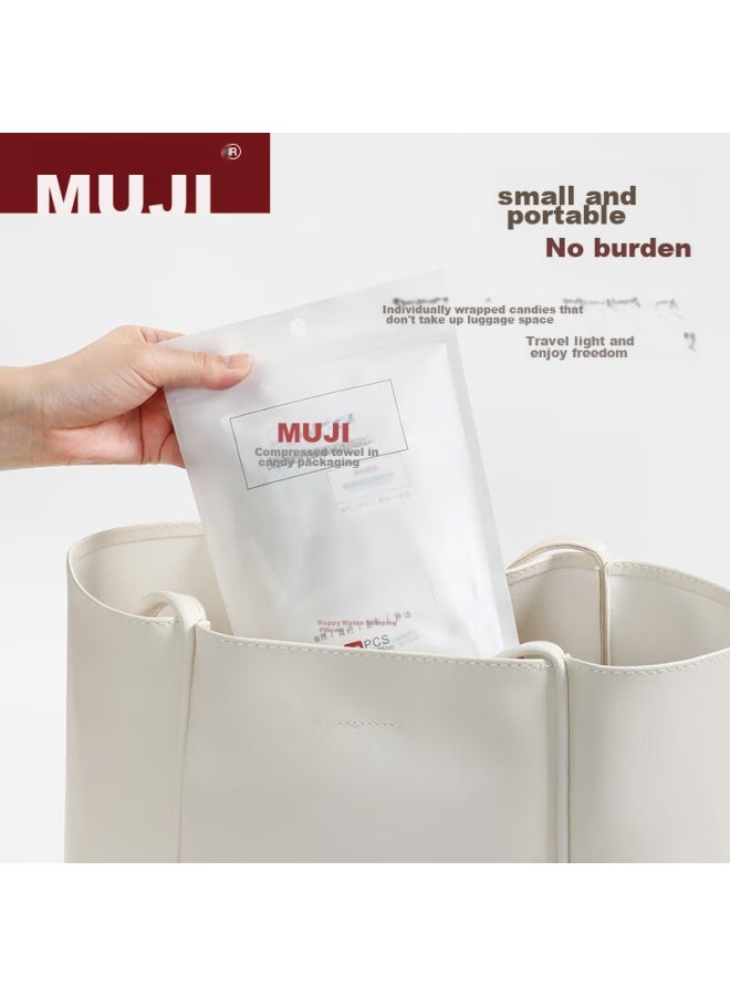 Muji Travel Compressed Towels, 20 Pieces * 2 Bags, Disposable Face Towels, Thickened And Enlarged, Portable For Travel, 30*24cm - Image 4