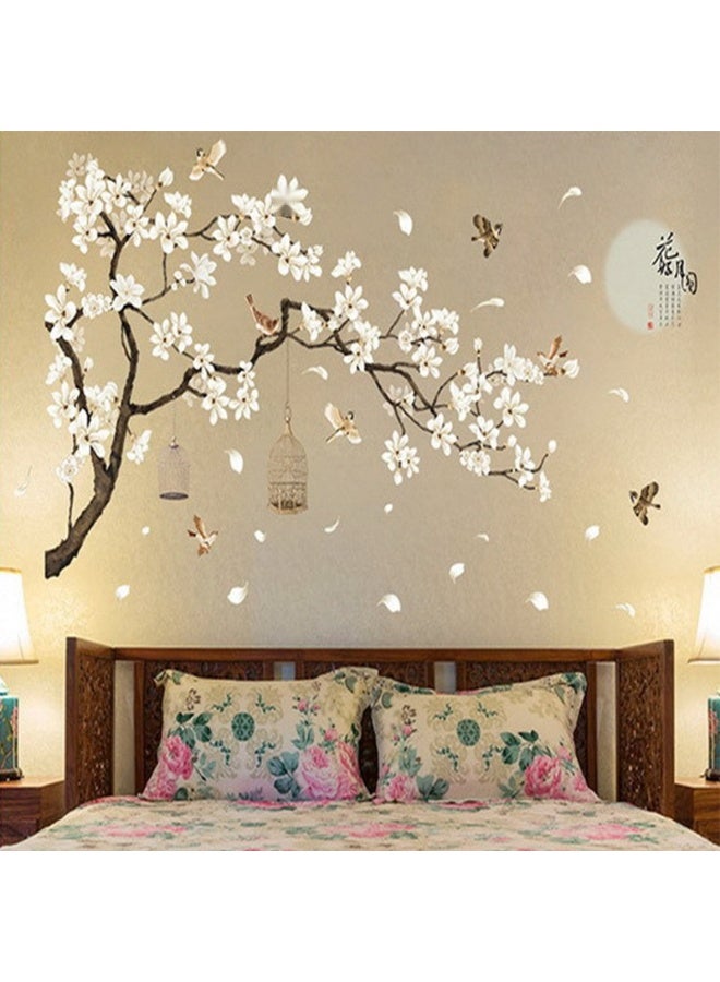Anna Self-Adhesive Floral Wall Decals for Living Room Decoration - Waterproof and Removable Wall Art Stickers - Image 5