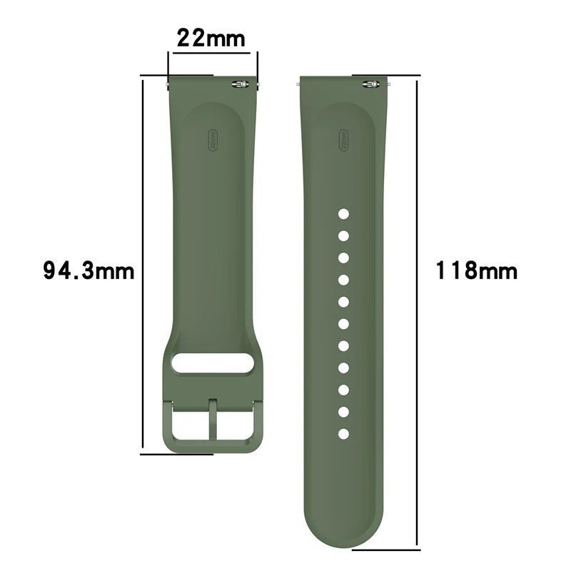22Mm For Redmi Redmi Watch5 Lite Silicone Strap Redmi 5 Lite Replacement Wristband - Image 3