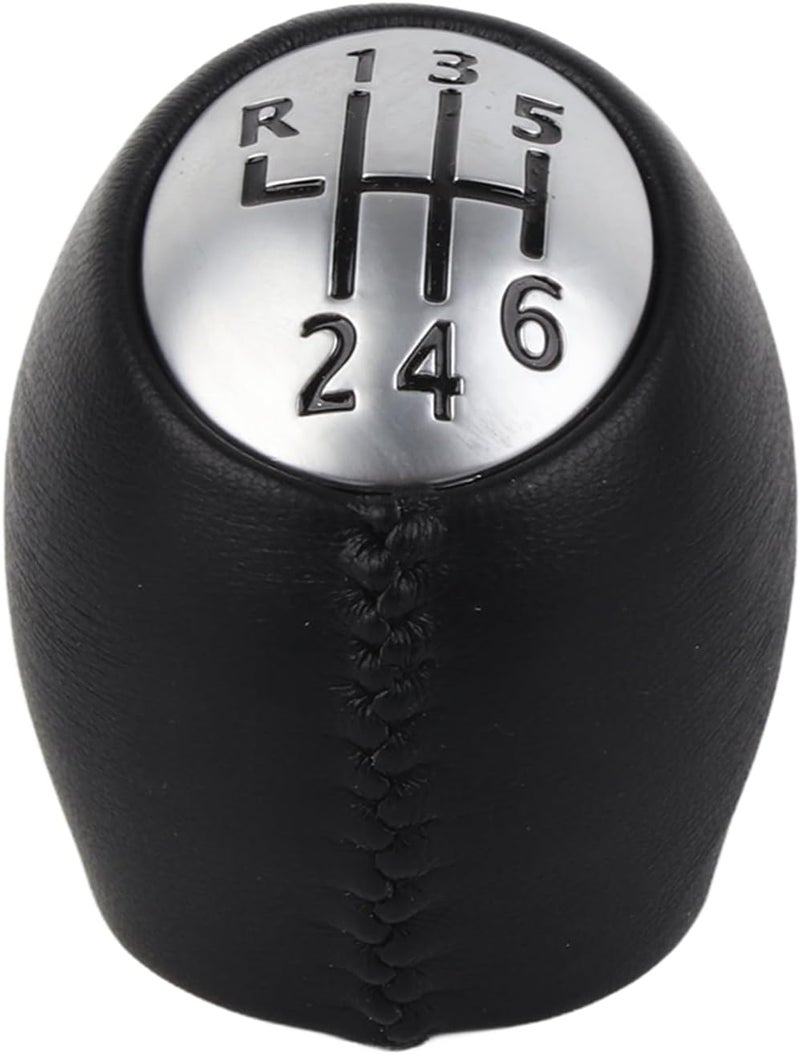 6 Gear Shift Knob Replacement, Vehicle Manual Transmission Shift Knob for Megane III 2008-2015 - Durable Material, Easy Installation, Perfect Fit for Scenic and Laguna - Image 1