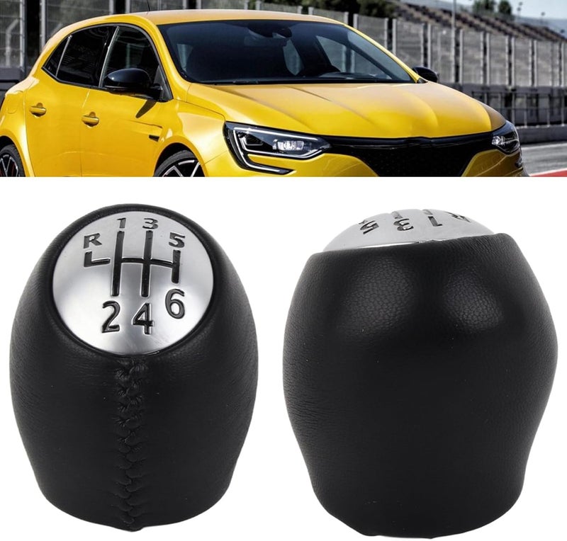 6 Gear Shift Knob Replacement, Vehicle Manual Transmission Shift Knob for Megane III 2008-2015 - Durable Material, Easy Installation, Perfect Fit for Scenic and Laguna - Image 2