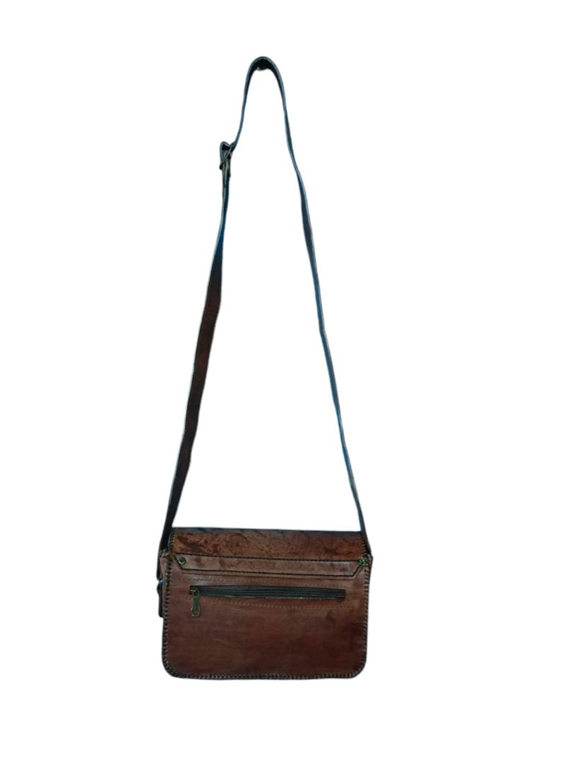 Sheer Fashionable Leather Crossbody Bag  - Image 3