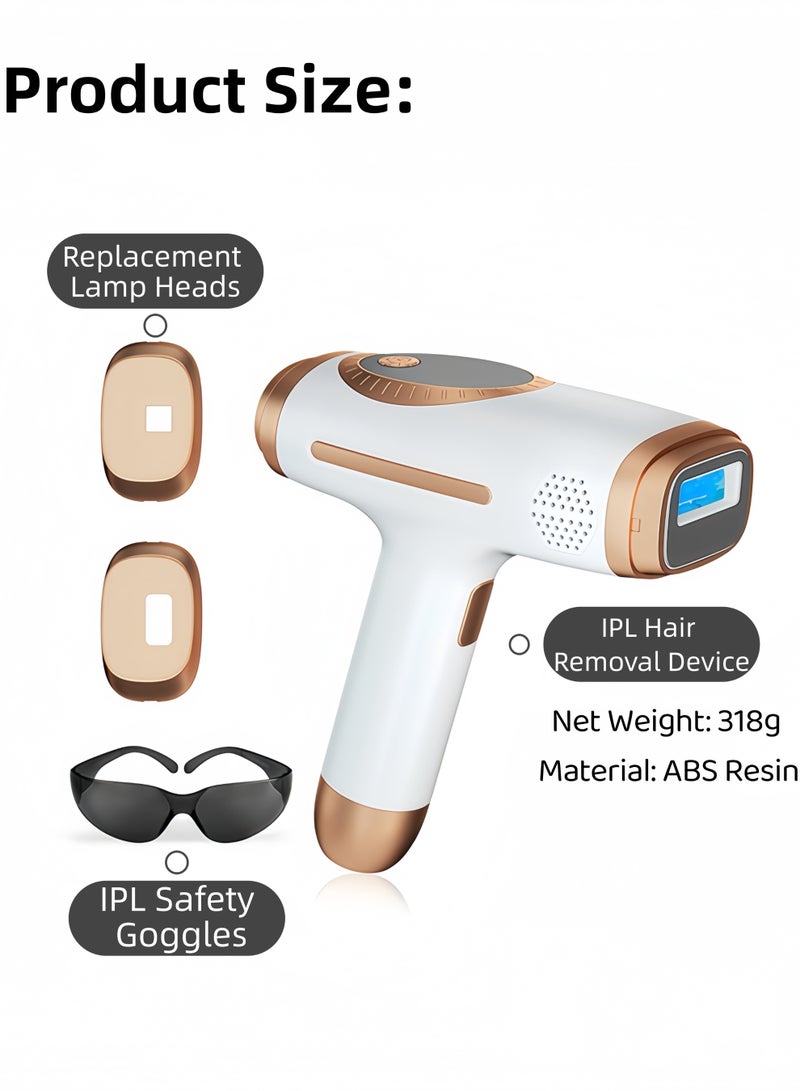 JACIRCLE IPL Hair Removal with Ice Cooling Care Function for Women,Long-Lasting Results,999,999 Flashes Painless Hair Removal, Hair Removal Device for Armpits Legs Arms Bikini Line, At-Home Professional Results - Image 2