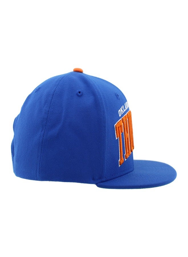 ZHATS Oklahoma City Thunder NBA Officially Licensed Adjustable Snapback Hat Flat Bill Z11 Retro Superstar - Image 4