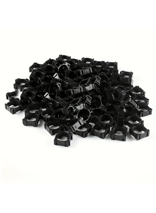 50 قطعة حامل بطارية ليثيوم 18650 حزمة براكيت بلاستيكية حامل خلايا أسطوانية فاصل مسافة - Image 4