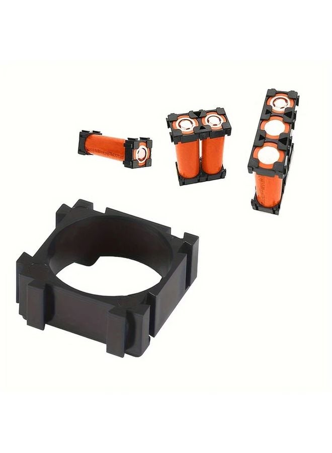 50 قطعة حامل بطارية ليثيوم 18650 حزمة براكيت بلاستيكية حامل خلايا أسطوانية فاصل مسافة - Image 5