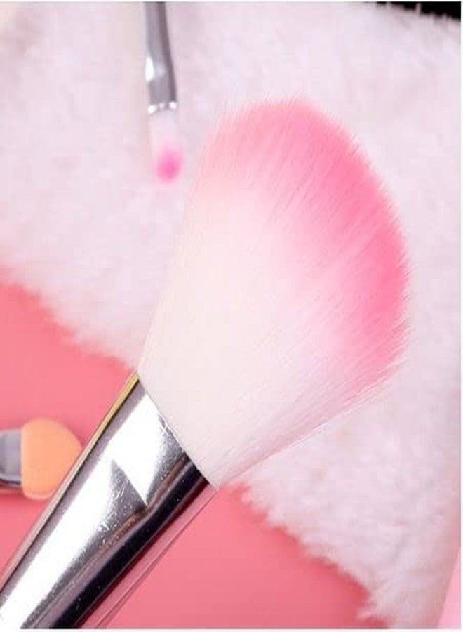 Red Champion Beautiful Makeup Brush | Face Pack Soft Bridal Bristle Makeup Mini Brush Kit | Beauty Facial Blush Brush Face Pack Beauty Blender and Brush Combo Eyeshadow Brush Foundation - Image 5
