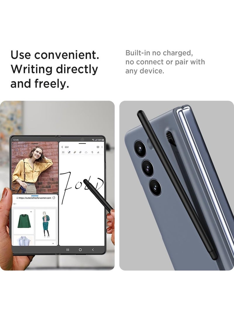 Bukela Case for Galaxy Z Fold 6 Case with S Pen Fold Edition, Matte PhoneCase, Ultra-Thin Silky Liquid PC Bumper Phone Cover for Samsung Galaxy Z Fold-6 2024 - Image 2