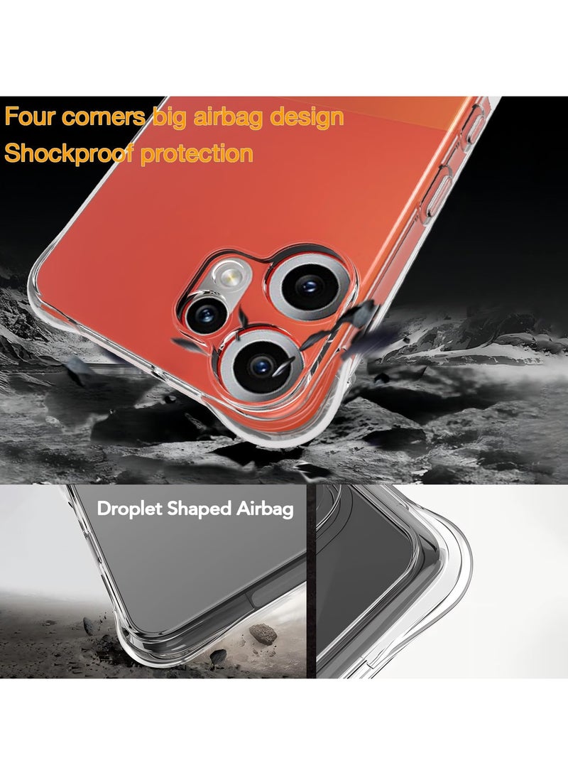 Transparent Case for Nothing CMF Phone 2 Pro Clear TPU Four Corners Protection Cover Transparent Soft funda - Image 2