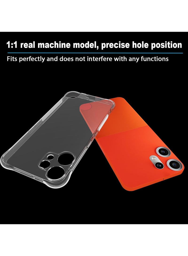 Transparent Case for Nothing CMF Phone 2 Pro Clear TPU Four Corners Protection Cover Transparent Soft funda - Image 4