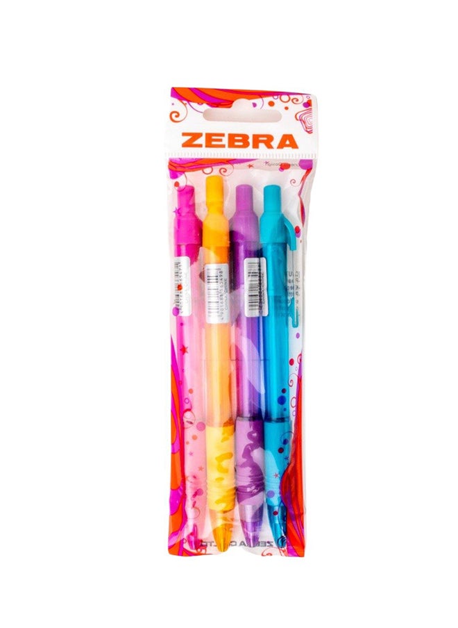 ZEBRA Z Grid Stress Pencil 0.5mm , for Journaling , Note Taking , Drawing , Pack of 4 Pencil  - Image 1