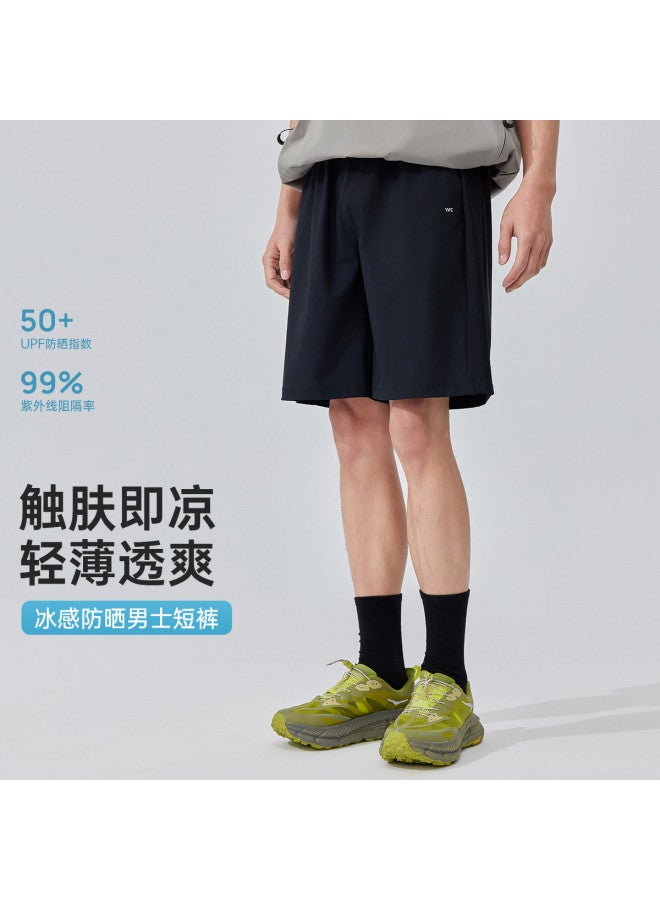 VVC Sun Protection Shorts Men 2025 New Summer Ice Feel Outdoor Sports Pants Lightweight Breathable 5-Point Shorts - Image 2