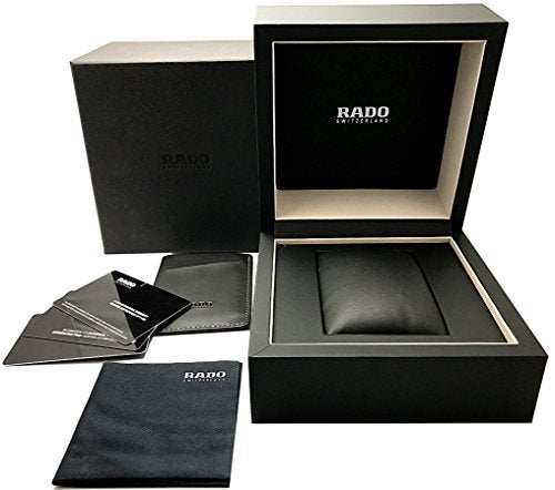 Rado Men's Coupole Classic Leather Swiss Automatic Watch, White (R22876015) - Image 4