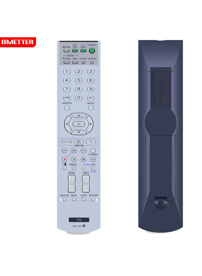 OMETTER - Original Remote Control RM-Y1001 For SONY TV Fernbedienung KE37XS910, KE42XS910, KE50XS910, RMY1001 - Image 1