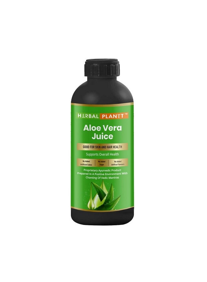 Herbal Planet Natural Herbal Aloevera Juice Helps in Immune System and Overall Body Health(Pack of 1)(Size:500ml) - Image 1