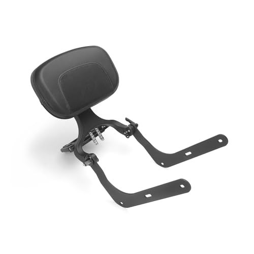 GZDLMoto Motorcycle Sissy Bar Backrest Multifunctional Back Rest for Driver Passenger W/Luggage Rack for Indian Scout Sixty Twenty 2015-2023 Adustable Stainless Steel Back Support Bracket (Black) - Image 3