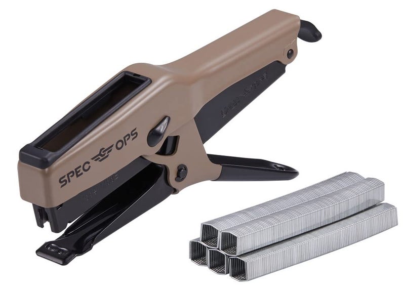 Spec-Ops Spec Ops Tools Elite Duty Packaging Plier Stapler, 7/16 Crown, 1/4" - 3/8" Leg Length Staples, 3% Donated to Veterans - Image 3