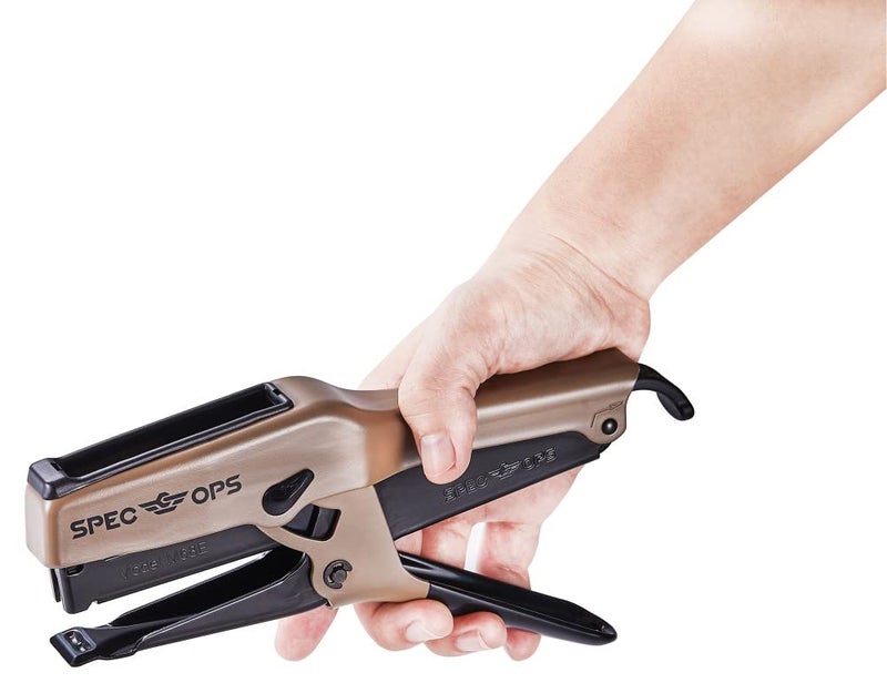 Spec-Ops Spec Ops Tools Elite Duty Packaging Plier Stapler, 7/16 Crown, 1/4" - 3/8" Leg Length Staples, 3% Donated to Veterans - Image 4