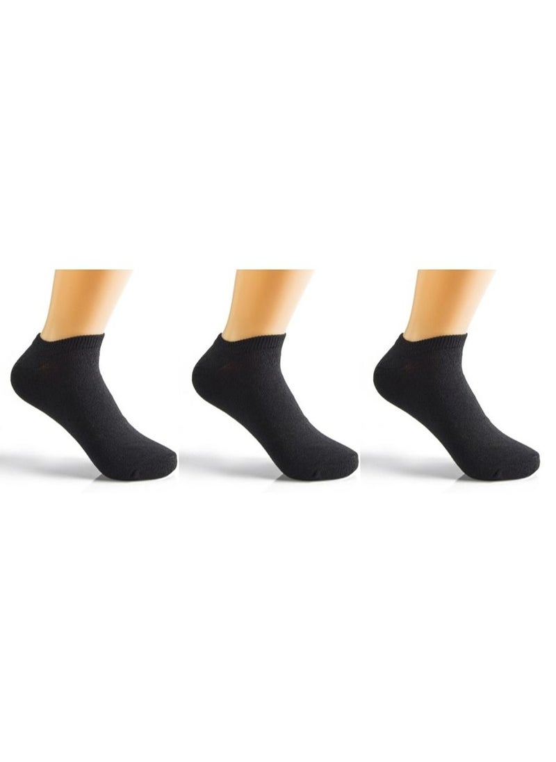 Maestro Maestro Tennis Bucket 3 Socks Black-601 