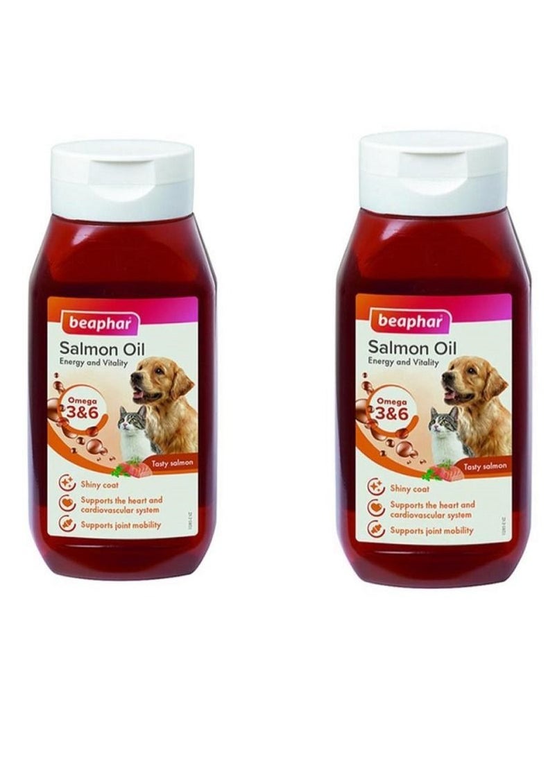 Salmon oil, 2 pieces, 430 ml