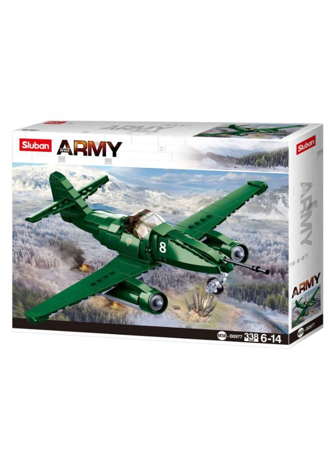 MMX Sluban Army (Battle of Budapest) -Me-262 Fighter Aircraft 338pcs