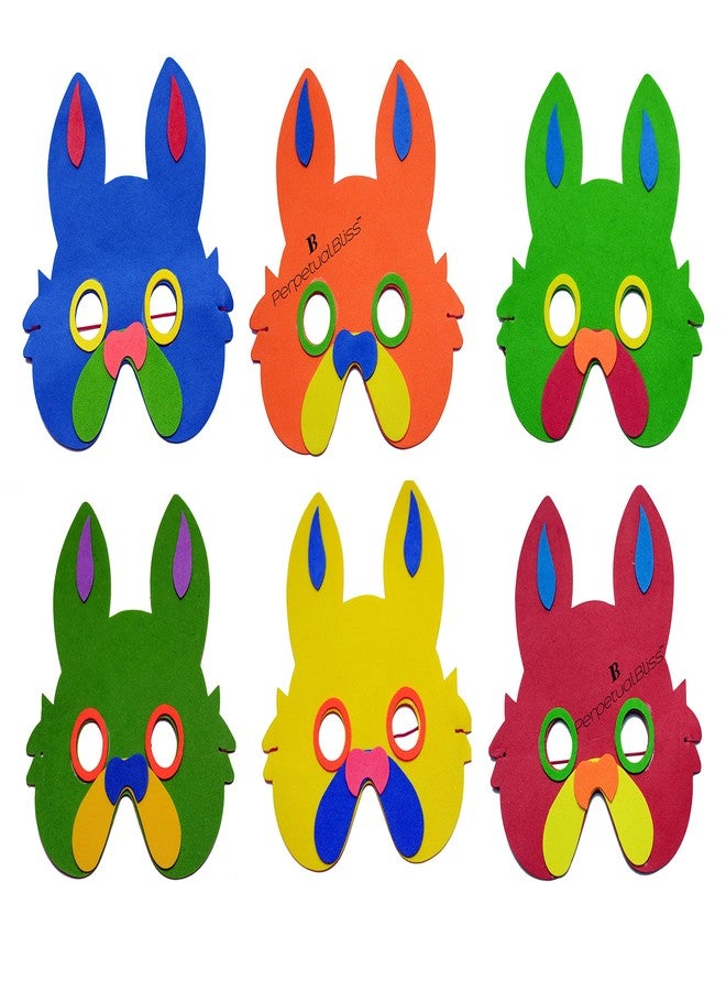 Perpetual Bliss (Pack of 10) Foam Eye Mask for Kids/Birthday Theme Party Decoration Supplies/Return Gifts/Animal Theme - Image 1