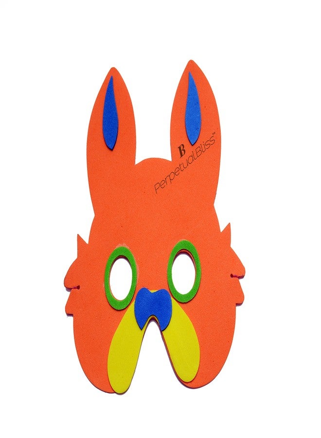 Perpetual Bliss (Pack of 10) Foam Eye Mask for Kids/Birthday Theme Party Decoration Supplies/Return Gifts/Animal Theme - Image 3
