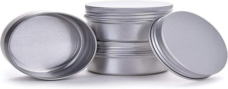 Hulless 1 Ounce Aluminum Tin Jar Refillable Containers 30ml Aluminum Screw Lid Round Tin Container Bottle for Cosmetic,Lip Balm, Cream, 24 Pack - Image 5