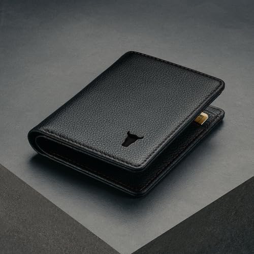TORRO Top Grain Genuine Leather Wallet for Men | RFID Blocking | Ultra Slim Bifold USA Leather Wallet | Holds Up to 10 Credit Cards | Microfiber Lined | Gifts for Him (Black) - Image 5