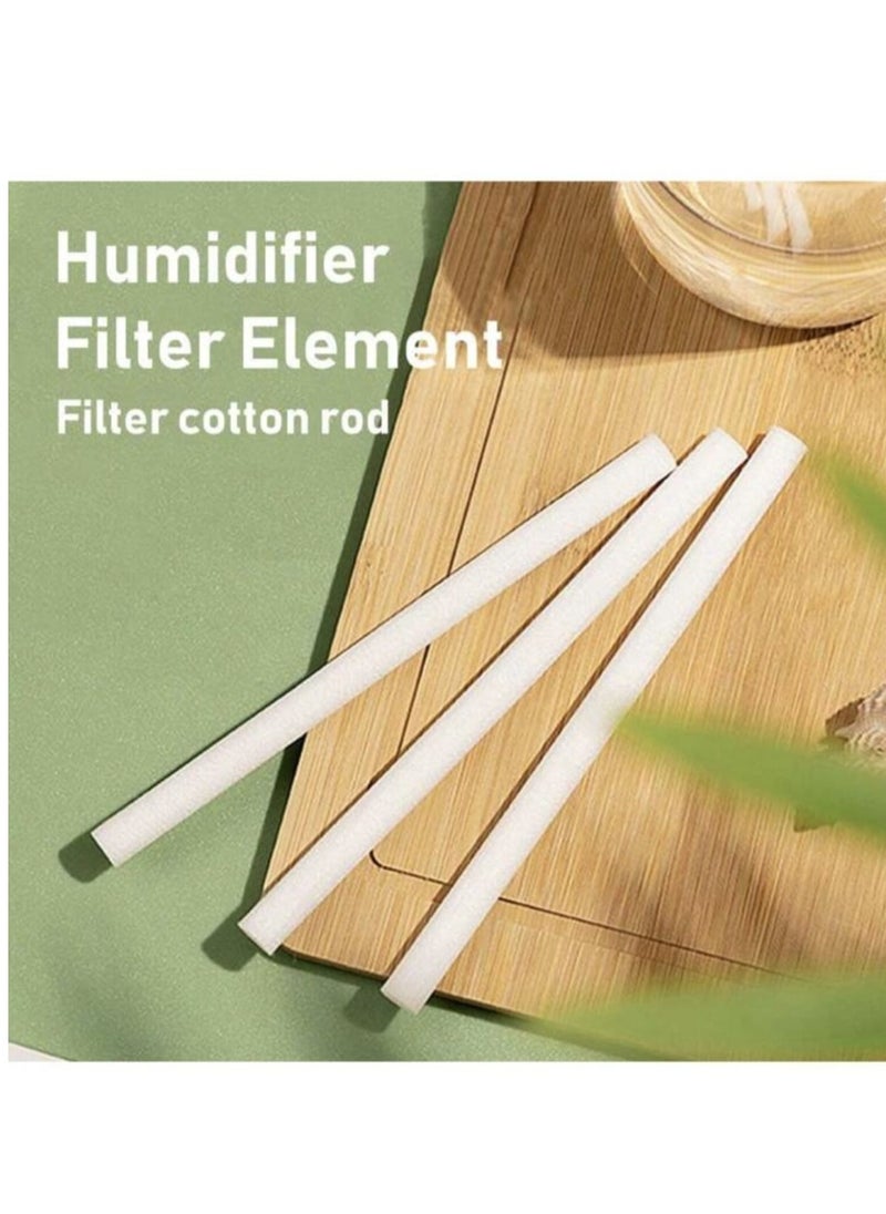 Humidifier Filter Sponge Sticks Diameter Set of 20 Sticks, Universal Sponge Sticks for Air Humidification with Usb-Powered Ultrasonic Humidifier