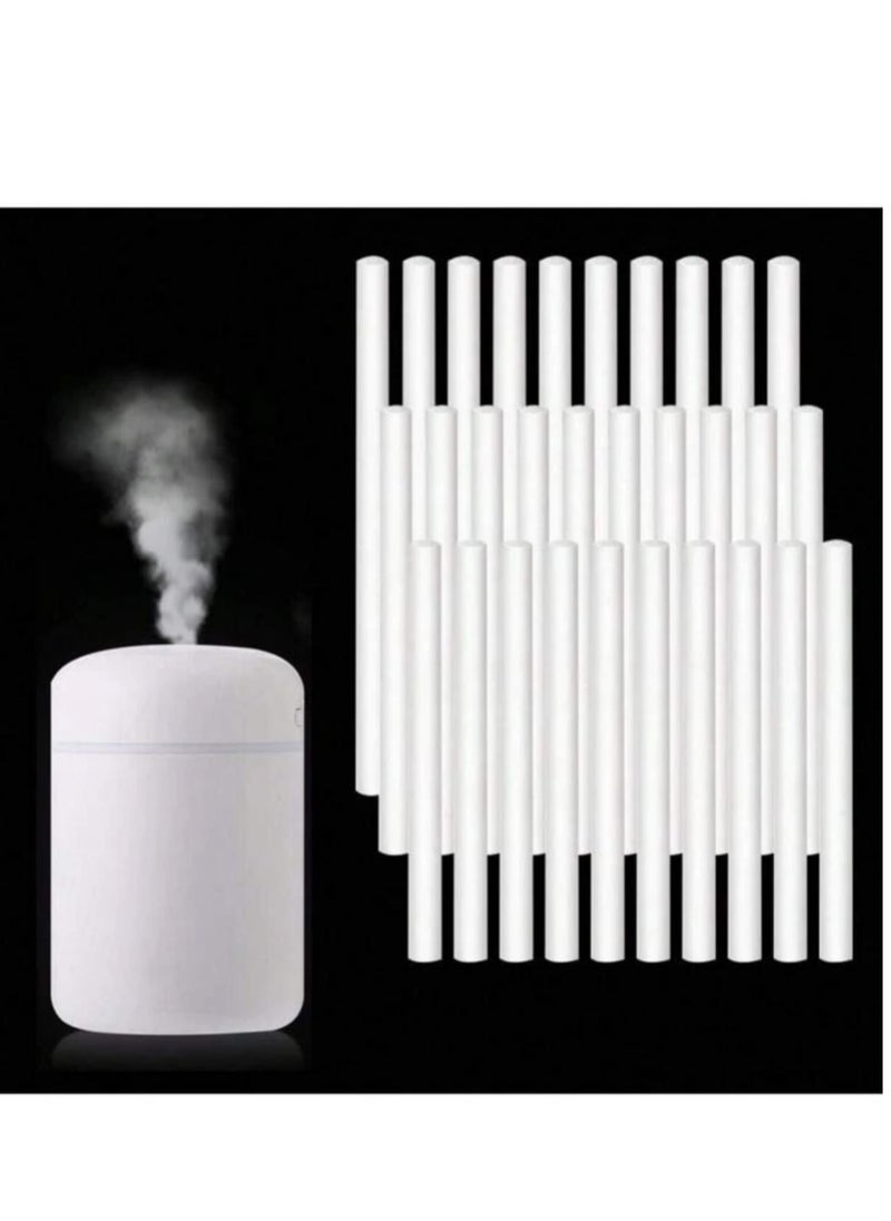 Humidifier Filter Sponge Sticks Diameter Set of 20 Sticks, Universal Sponge Sticks for Air Humidification with Usb-Powered Ultrasonic Humidifier